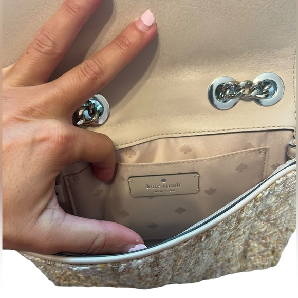 Kate Spade New York Briar Lane Quilted Tweed Mini Emelyn Crossbody - Picture 13 of 16